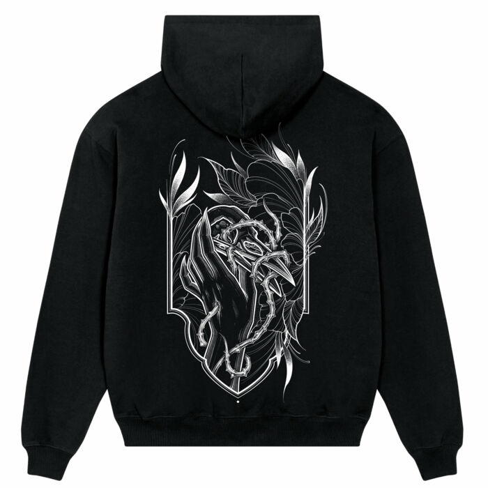 Hand loose fit hoodie Thumbnail