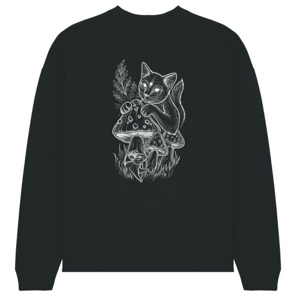 Cat & mouse oversized sweatshirt Thumbnail