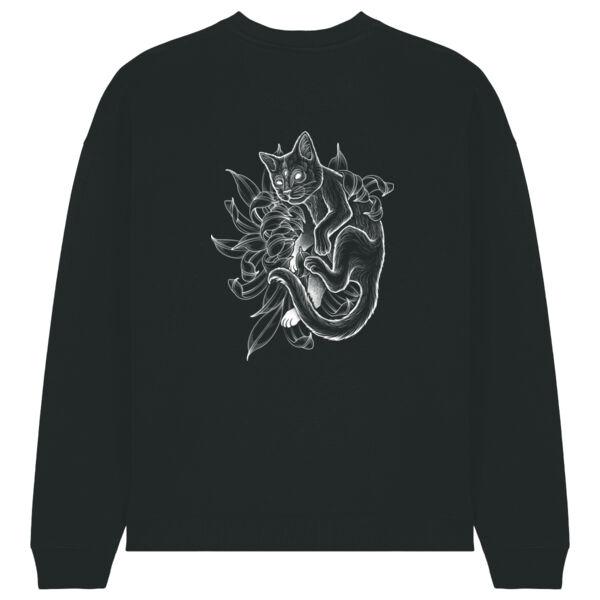 Cat oversized sweatshirt Thumbnail